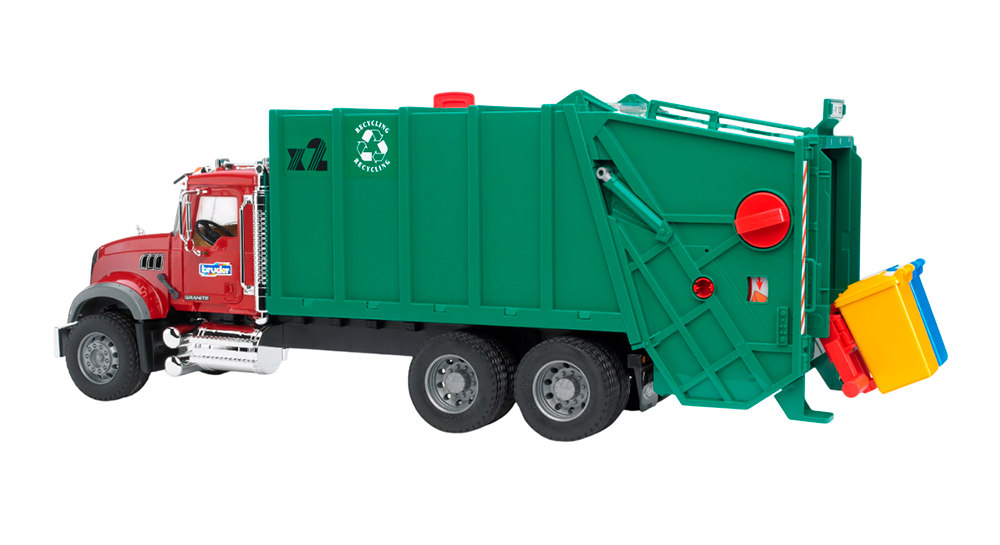 Camion poubelle man tgs avec 2 poubelles | vehicules-garages | jouéclub