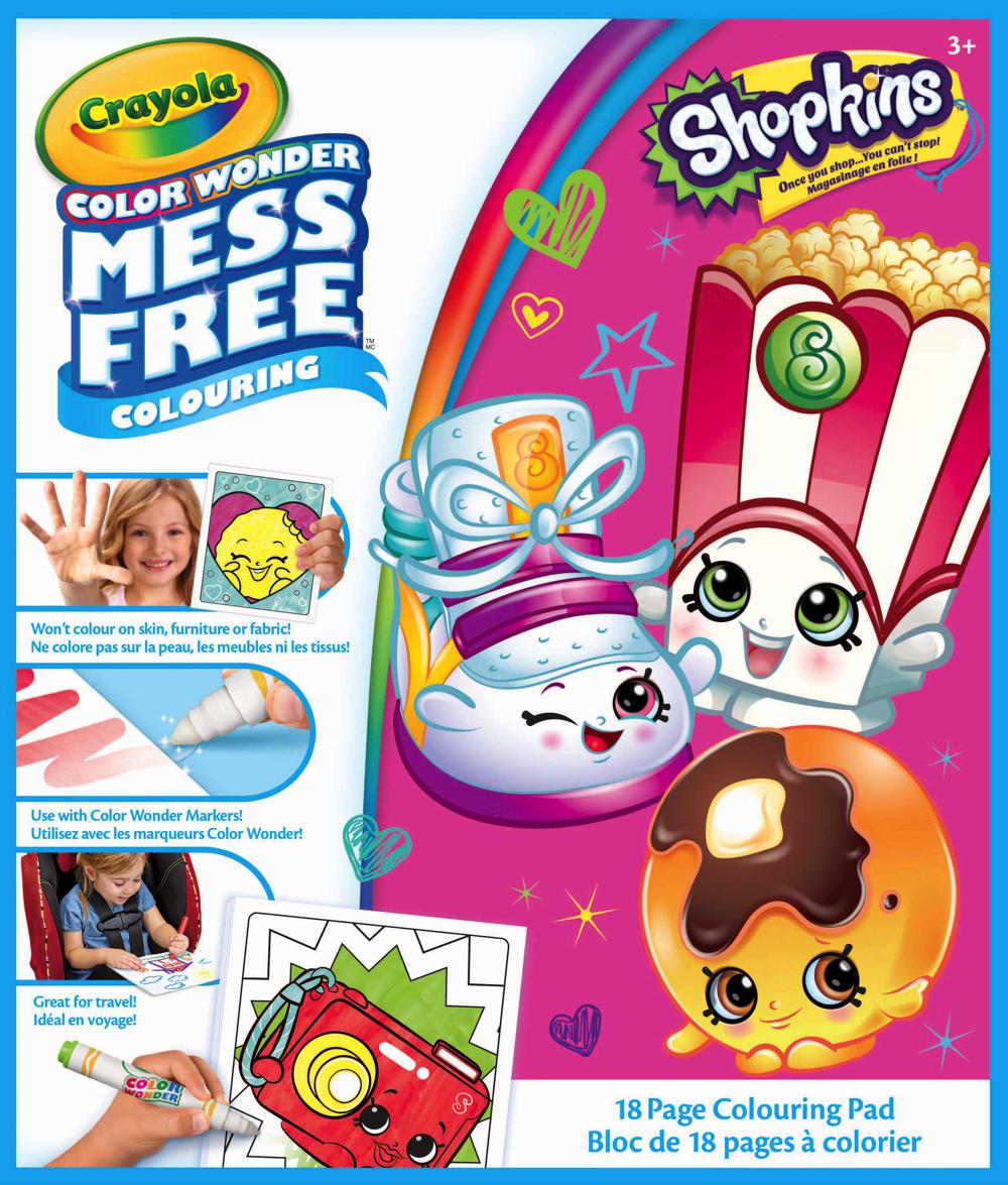 CW livre   colorier Shopkins