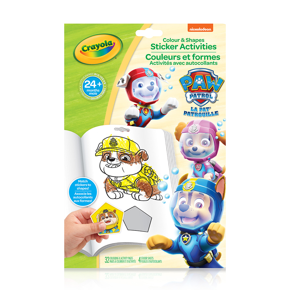 Mon 1er jeu d activités   colorier Pat patrouille 6806