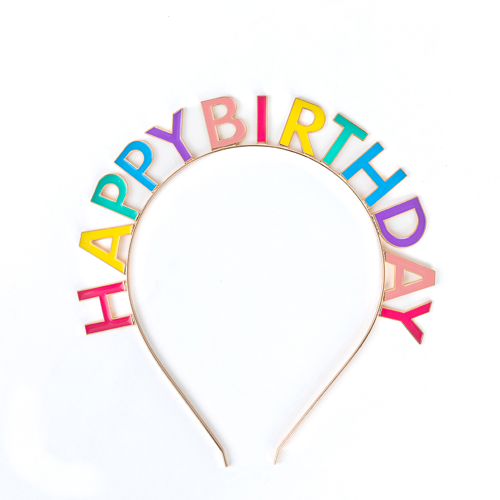 Ghirlande Alveolo Happy Birthday Tifany - Confezione Da 2, Multicolore