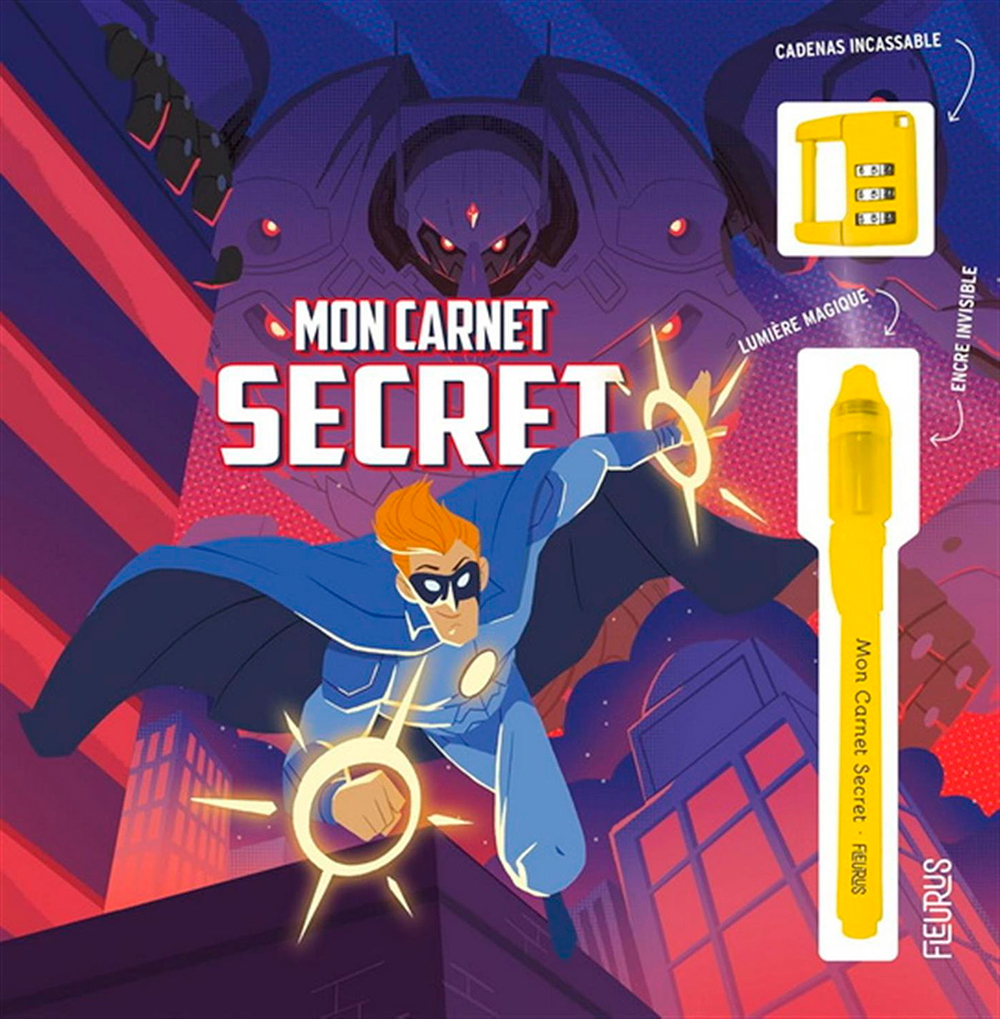Book - Mon carnet secret: Super-héros - French version - Books