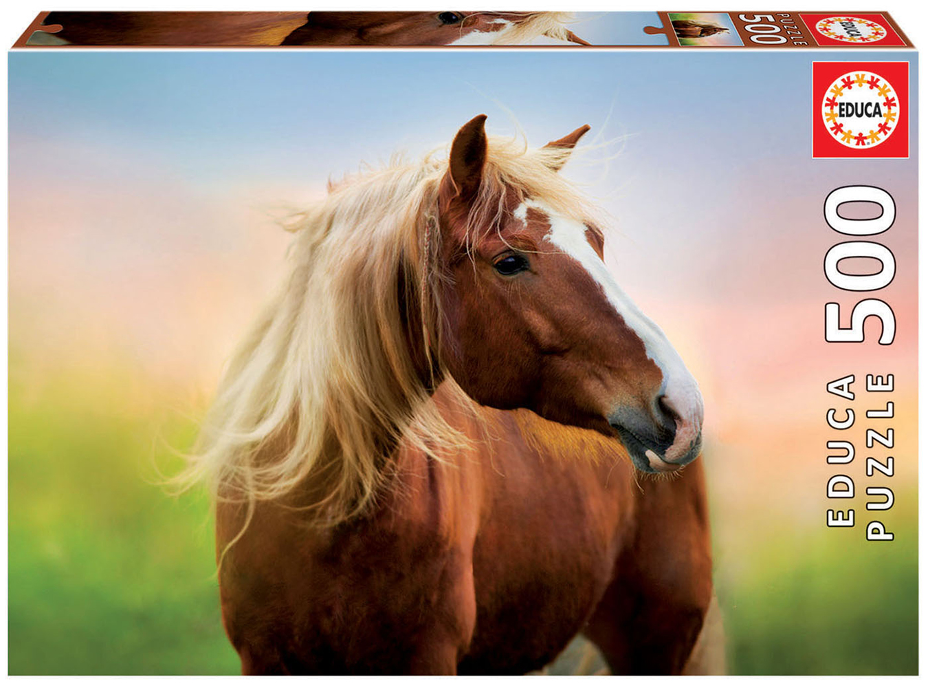 Casse-tête 500 pièces - Cheval au lever du soleil - Casse-têtes