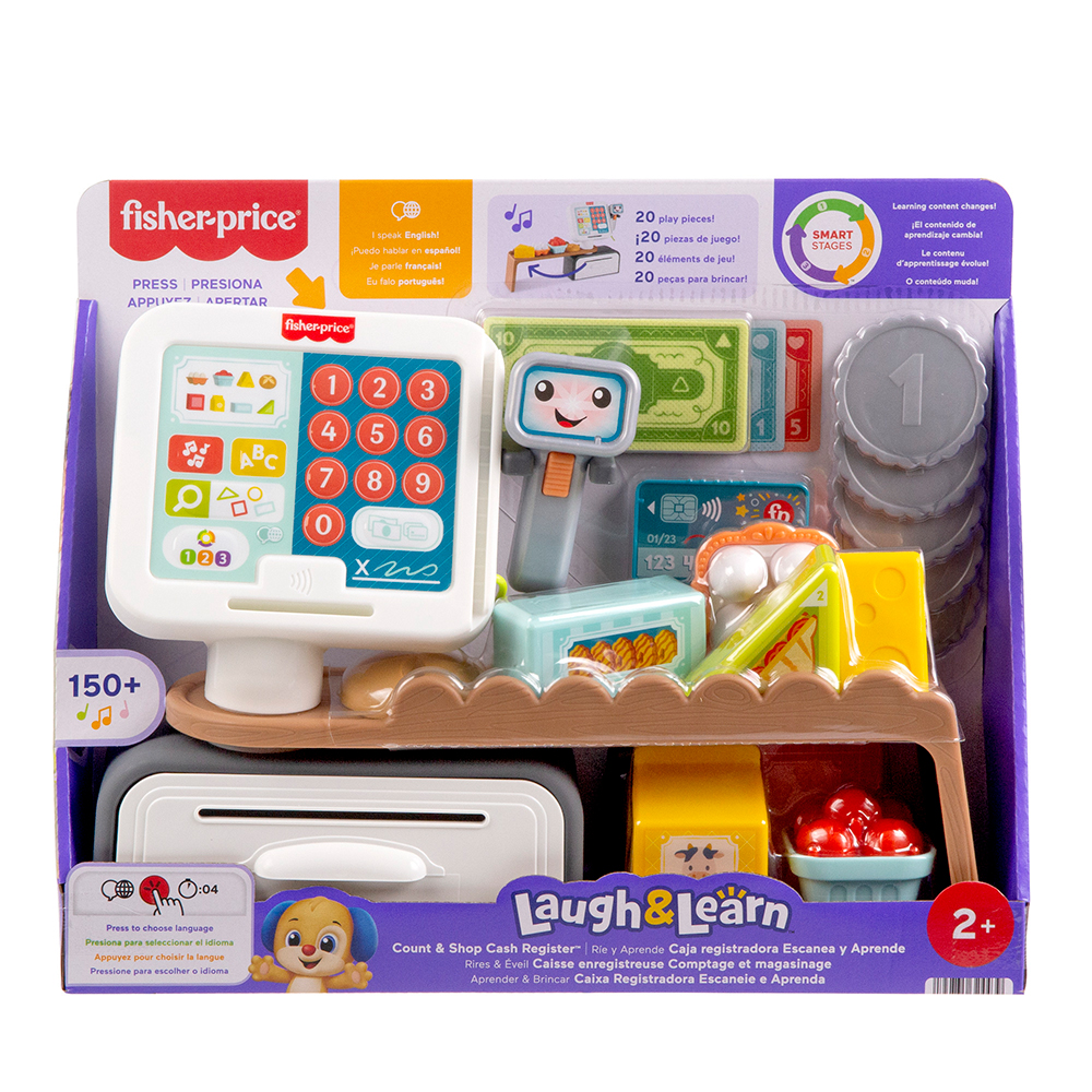 Laugh & Learn - Shop & Scan Cash Register Lights and Sounds - Bilingual version
