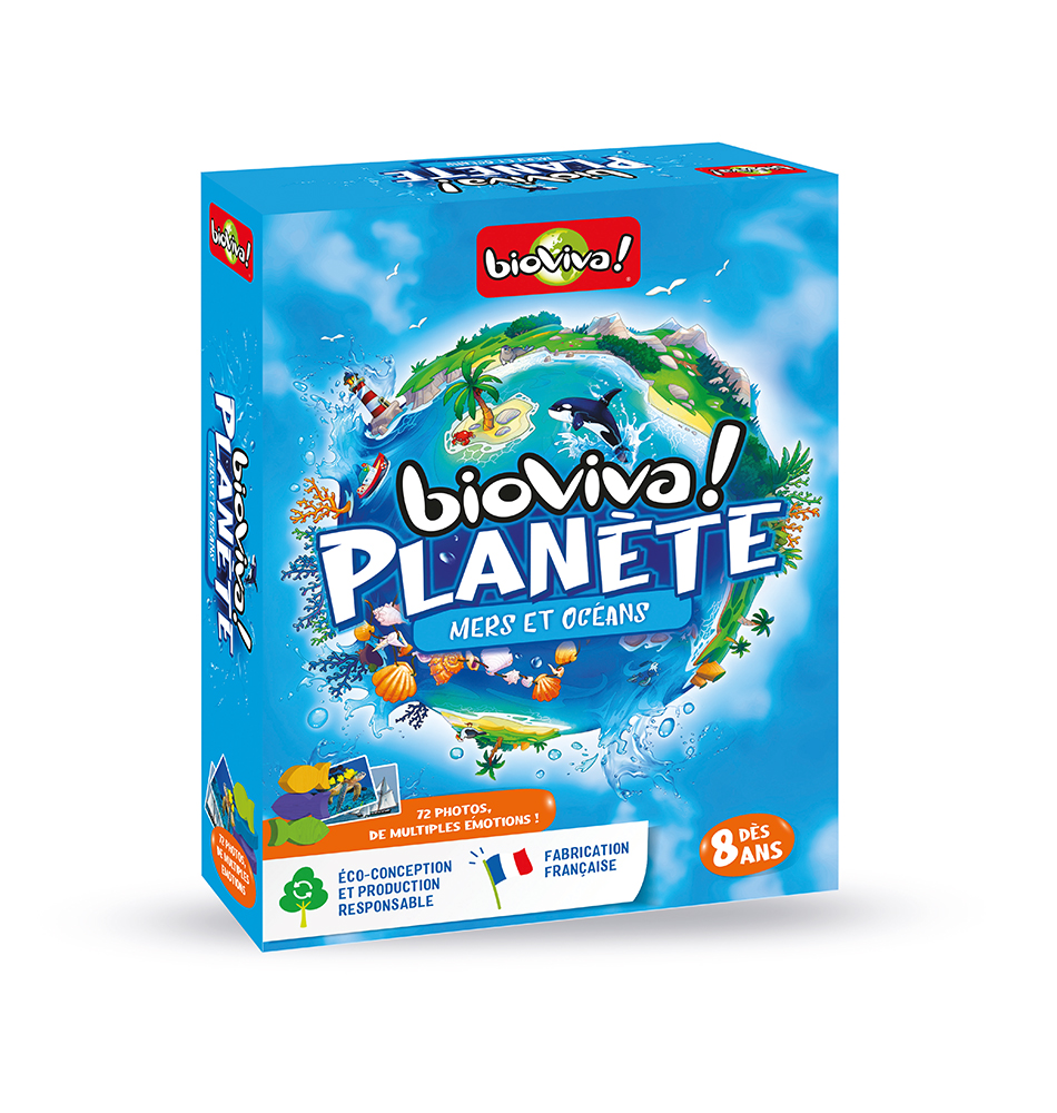 Bioviva Planet - Giungle E Foreste Gioco Da Tavolo Famiglia 2-4 Giocatori, 30 Minuti, Made In France, 8+ Anni