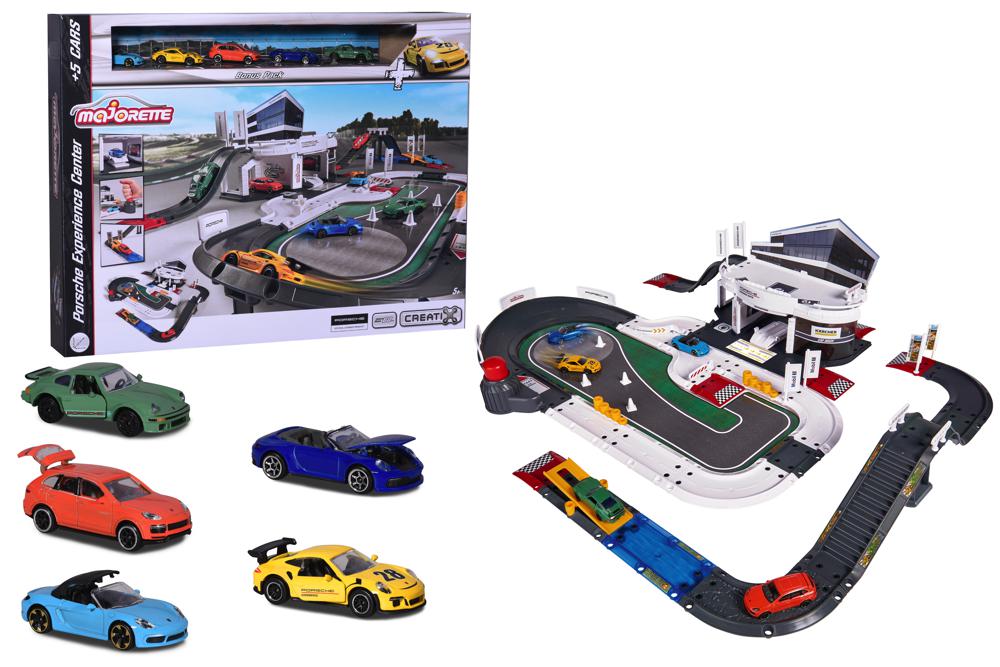 Majorette - Porsche Deluxe center with 5 cars - Vehicles Majorette - Porsche Deluxe center with 5 cars - Vehicles