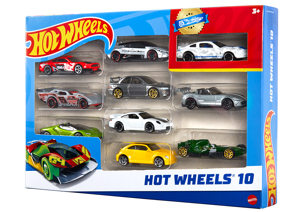 Hot Wheels - 10 Vehicles Pack assorted - Vehicles