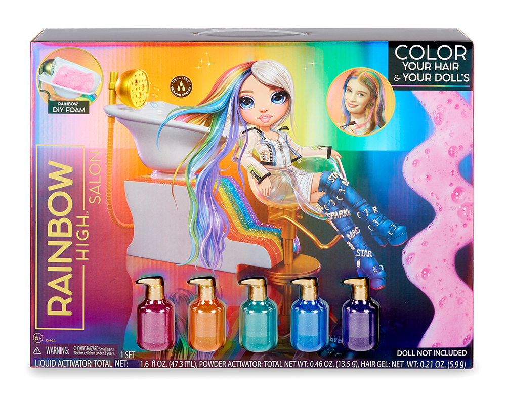 Rainbow High - Ensemble de salon de coiffure - Poupées
