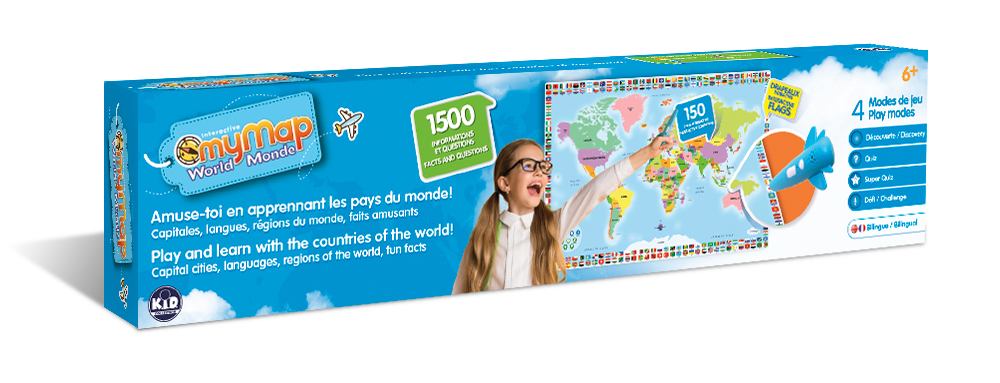 Interactive My Map world - Bilingual - Electronics Toys