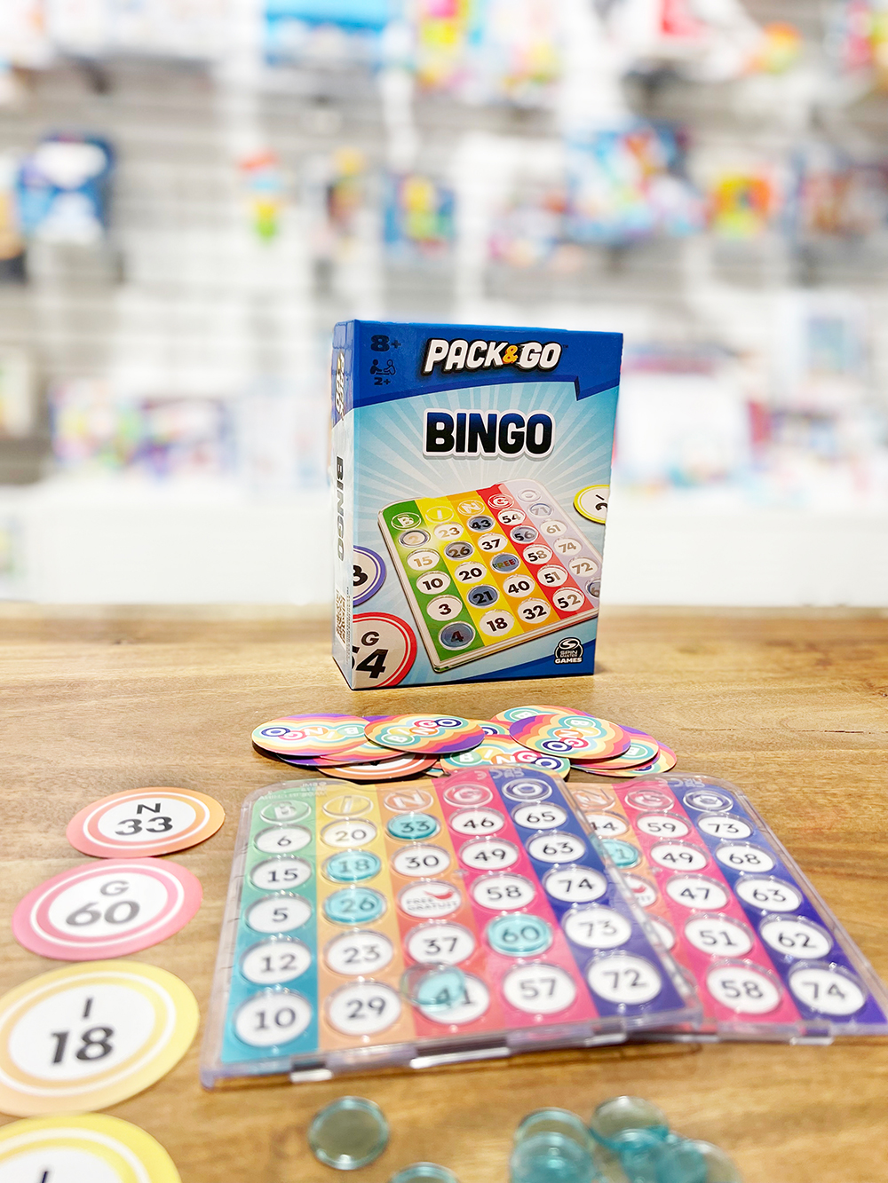 Jeu De Bingo/Loto Complet Avec Roulette, Jetons Et Cartons - À Partir De 6 Ans - Idéal Pour Soirées Famille - 13