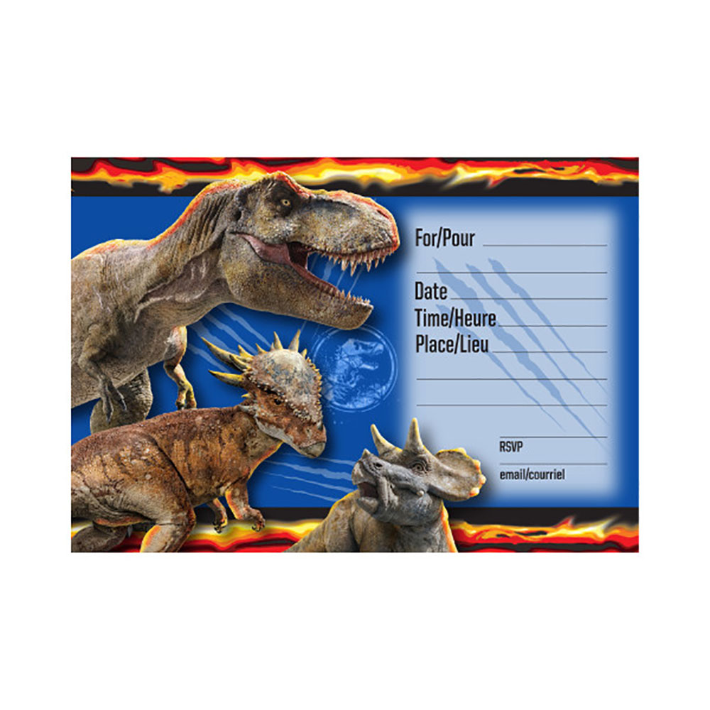 Jurassic World Invitations De F te F tes
