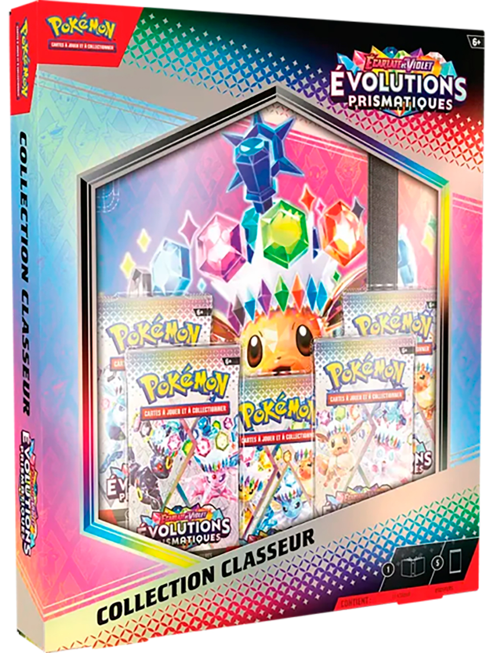 french pokemon cards Pokémon Écarlate et Violet - Prismatic Evolutions Binder Collection (SV8.5) version If heads Pokemon: TCG French — Trading