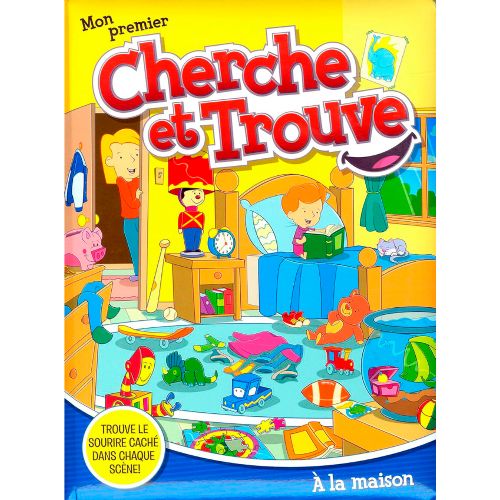 Livre - Mon premier cherche et trouve: À la maison - Version française