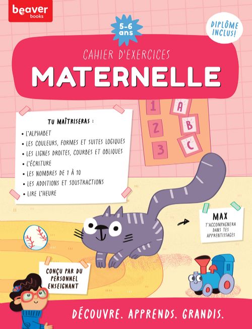 Livre - Cahier d'exercices Maternelle (5-6 ans) - Version française