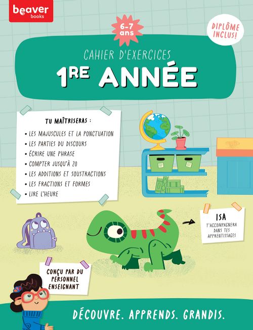 Livre - Cahier d'exercices 1re année (6-7 ans) - Version française