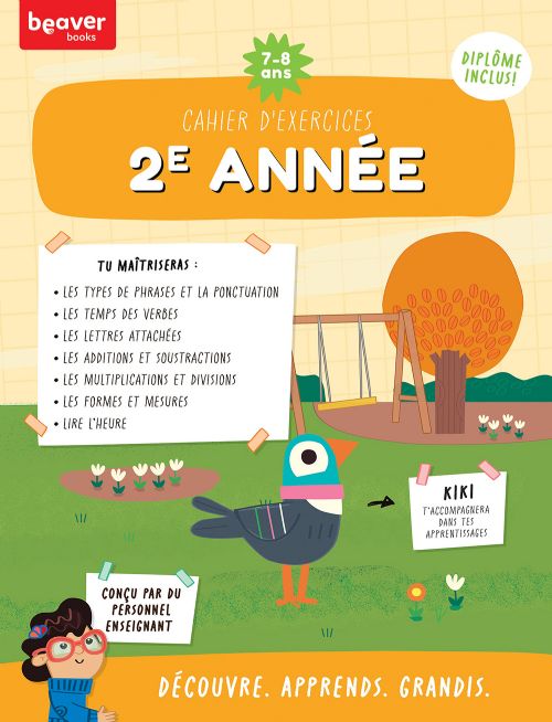Livre - Cahier d'exercices 2e année (7-8 ans) - Version française