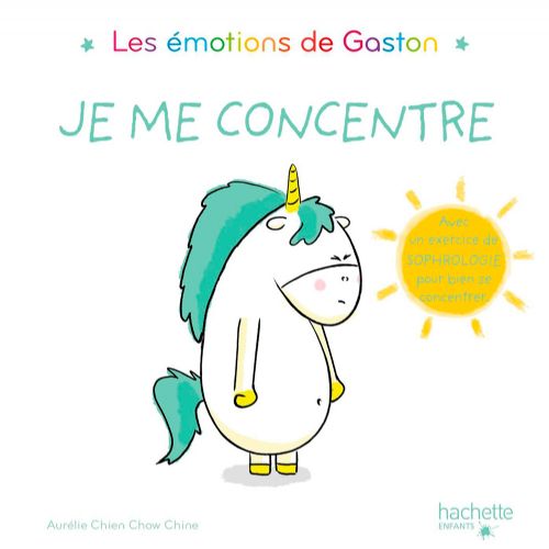 Livre - Les émotions de Gaston, Je me concentre - Version française
