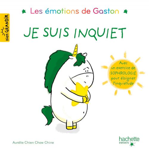 Livre - Les émotions de Gaston, Je suis inquiet - Version française