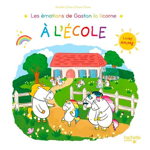 Livre - Gaston la licorne, À l'école - Version française
