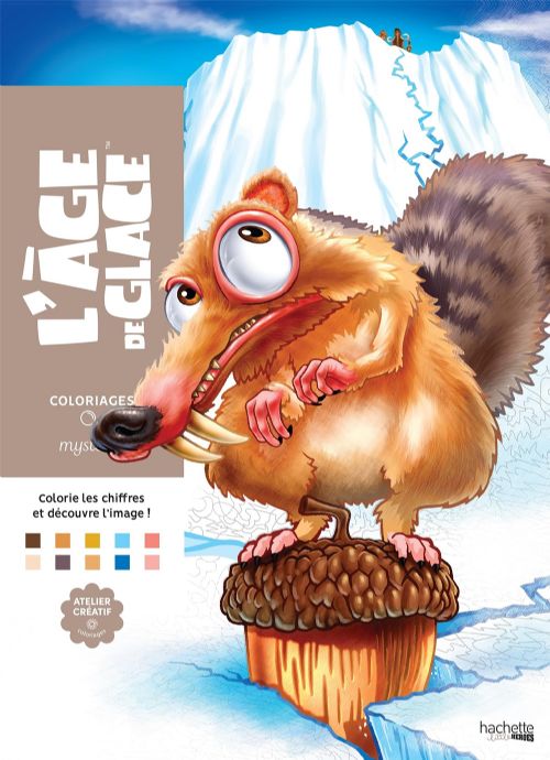 Livre - Coloriages mystères Disney - L'Âge de glace - Version française