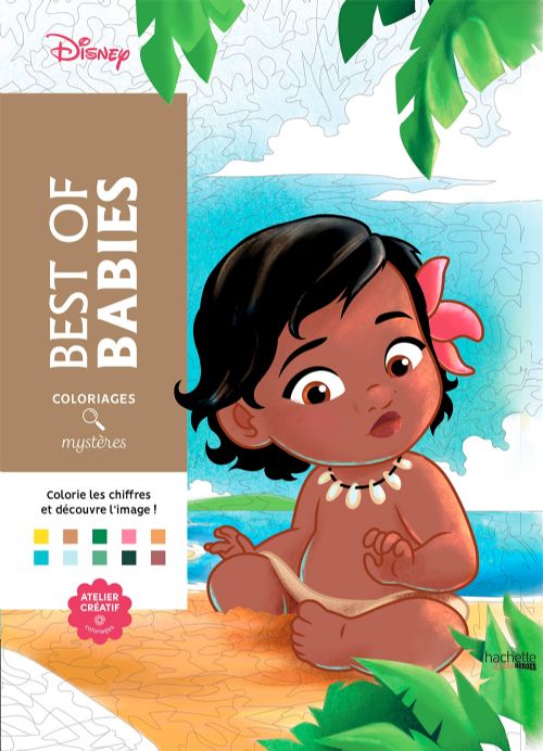 Livre - Coloriages mystères Disney - Best of Babies - Version française