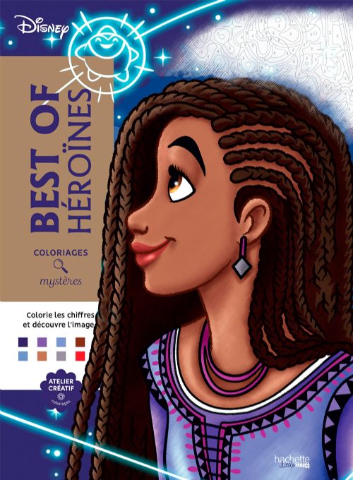 Livre - Coloriages mystères Disney - Best of Héroïnes - Version française