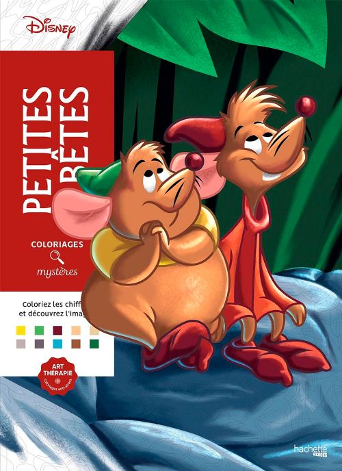 Livre - Coloriages mystères Disney - Petites bêtes - Version française