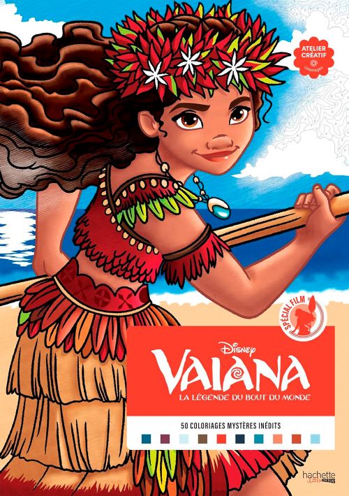 Livre - Coloriages mystères Disney - Spécial Film Moana - Version française