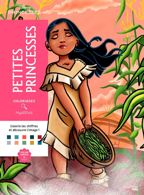 Livre - Coloriages mystères Disney - Petites princesses - Version française