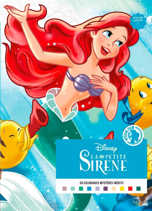 Livre - Coloriages mystères Disney - La petite sirène - Version française