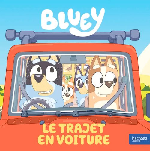 Livre - Bluey, Le trajet en voiture - Version française