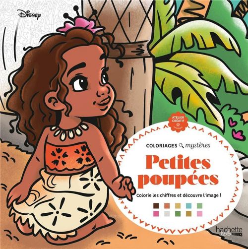 Livre - Coloriages mystères Disney - Petites poupées - Version française