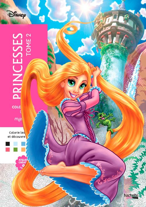 Livre - Coloriages mystères Disney - Princesses Tome 2 - Version française