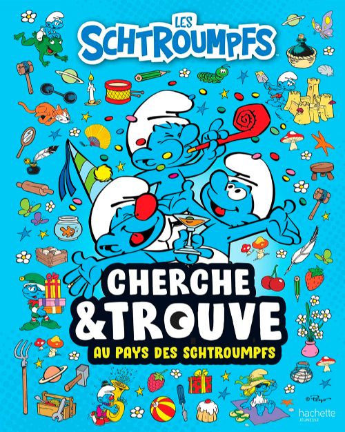 Livre - Cherche et trouve: Les Schtroumpfs - Version française