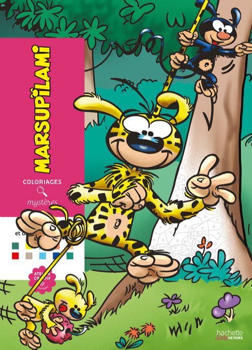 Livre - Coloriages mystères - Marsupilami - Version française
