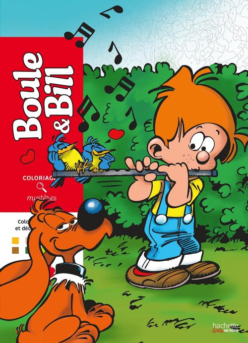 Livre - Coloriages mystères - Boule et Bill - Version française