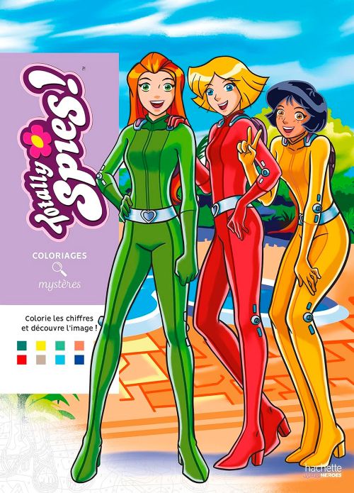 Livre - Coloriages mystères - Totally Spies! - Version française