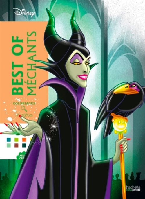 Livre - Coloriages mystères Disney - Best of Méchants - Version française