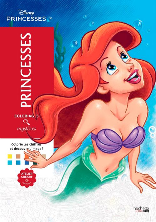 Livre - Coloriages mystères Disney - Princesses - Version française