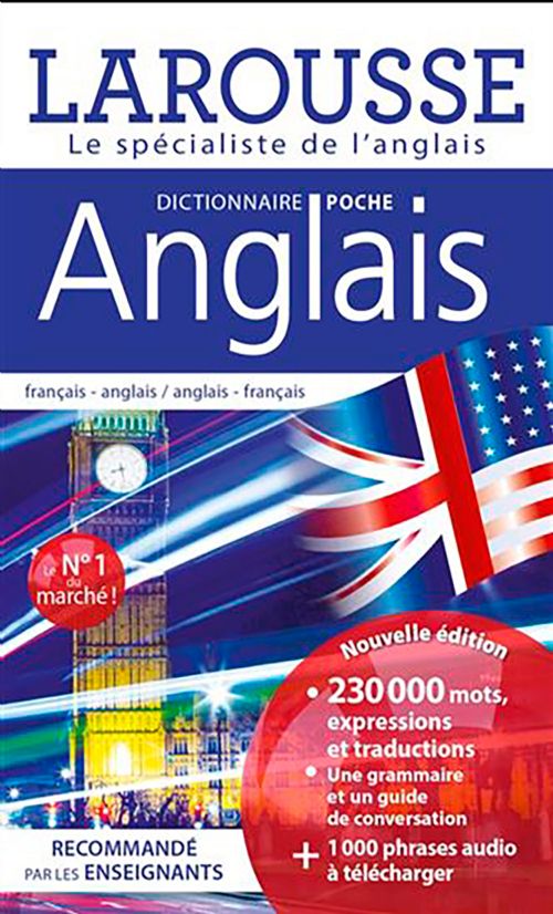 Livre - Dictionnaire poche : Larousse - Anglais   Français