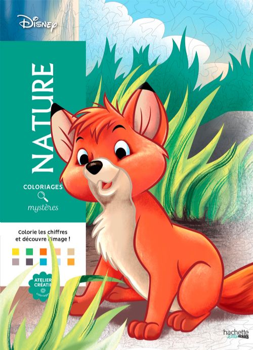 Livre - Coloriages mystères Disney - Nature - Version française
