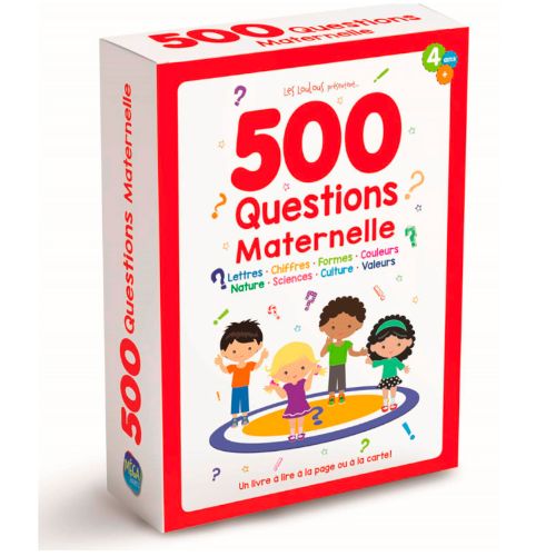 Livre - 500 questions maternelle - Version française
