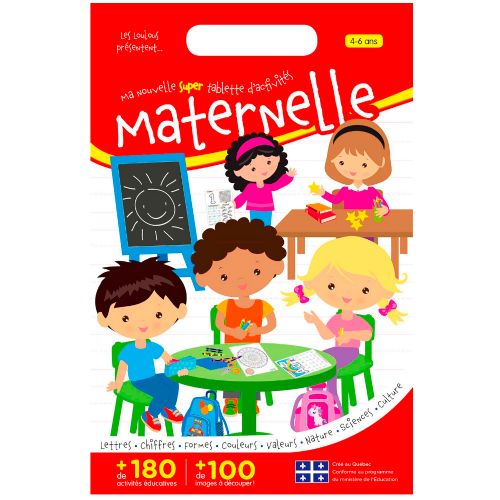 Livre - Ma nouvelle super tablette d'activités - Maternelle - Version française