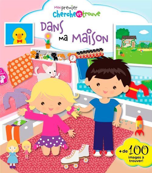 Livre - Cherche et trouve: Dans ma maison - Version française