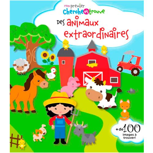Livre - Mon 1er cherche et trouve des animaux extraordinaires - Version française