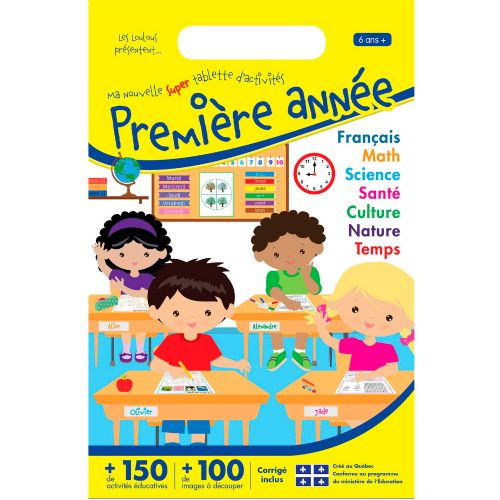 Livre - Ma nouvelle super tablette d'activités- Première année - Version française