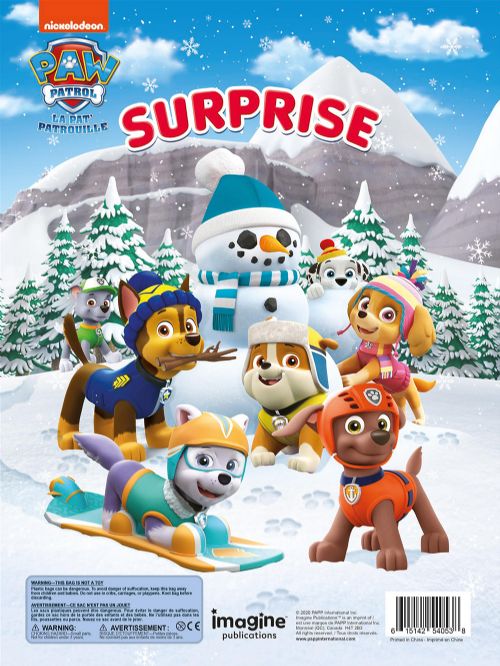 Livre -  Pat' Patrouille d'hiver: Mega surprise - Version française