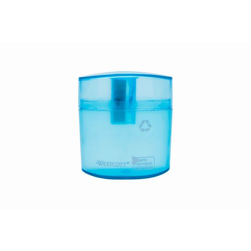 KleenEarth Single-Hole Antimicrobial Pencil Sharpener - Light Blue