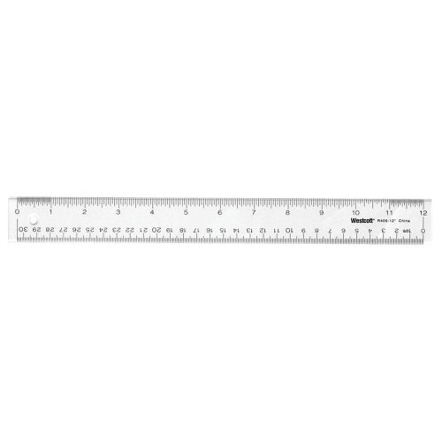 12inch 30cm Transparent Acrylic Ruler