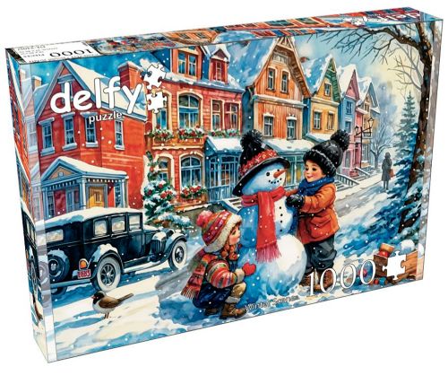 Delfy - 1000 pieces puzzle - Winter scene