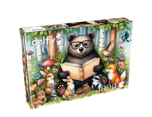 Delfy - 1000 pieces puzzle - Bear's storytime circle